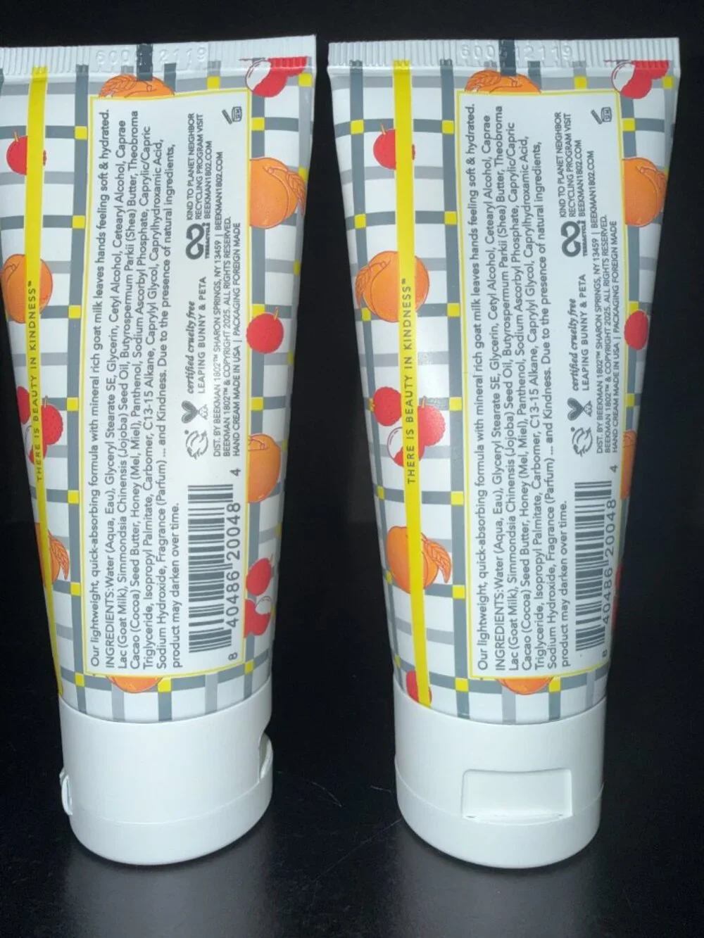 Beekman 1802 Juicy Peachy Lychee Hand Cream 2oz NWT